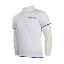 P1081 訂購袖口衫底撞色Polo恤 奶粉 兒童用品  行業制服  Polo恤製衣廠     白色 P1081 訂購袖口衫底撞色Polo恤 奶粉 兒童用品  行業制服  Polo恤製衣廠     白色